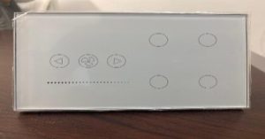 WIFI SWITCH PLATE BALCK ,WHITE
