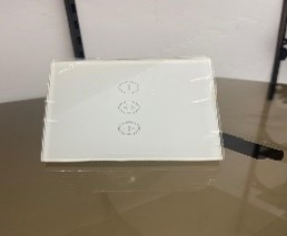 WIFI SWITCH PLATE BLACK WHITE